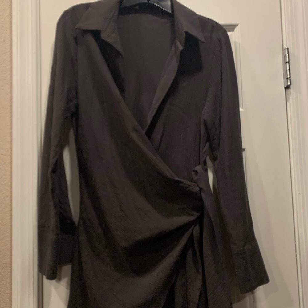Zara wrap blouse